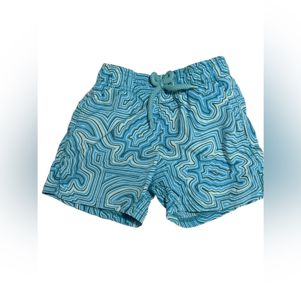 Vilebrequin Navy and Teal Swim Shorts